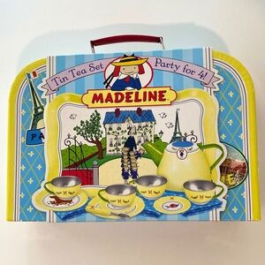 NIB! Madeline Tin Tea Service for Four